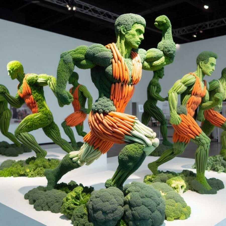 Imagem Vegan-Power-como-uma-obra-de-arte